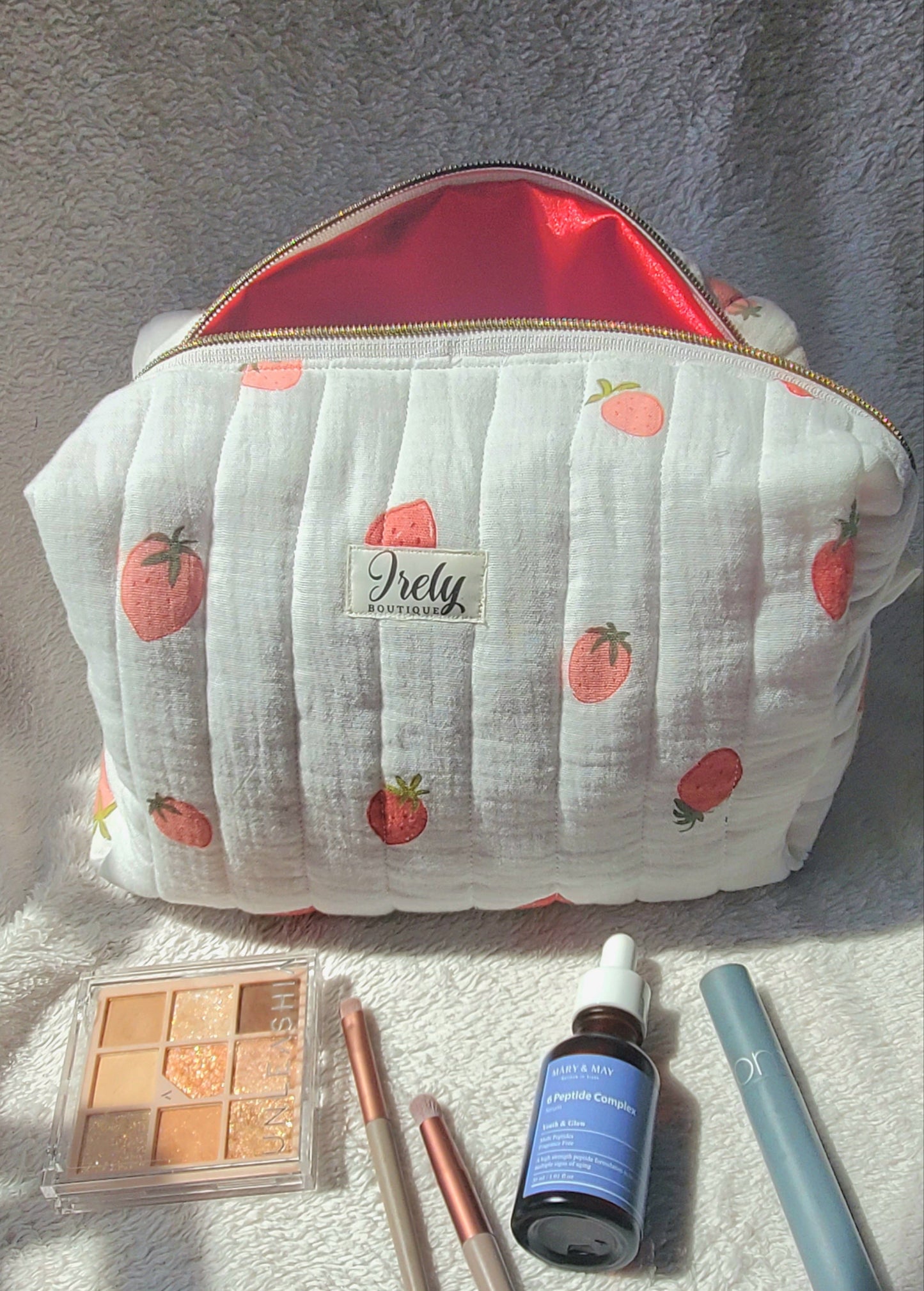 Strawberry Cosmetic Bag