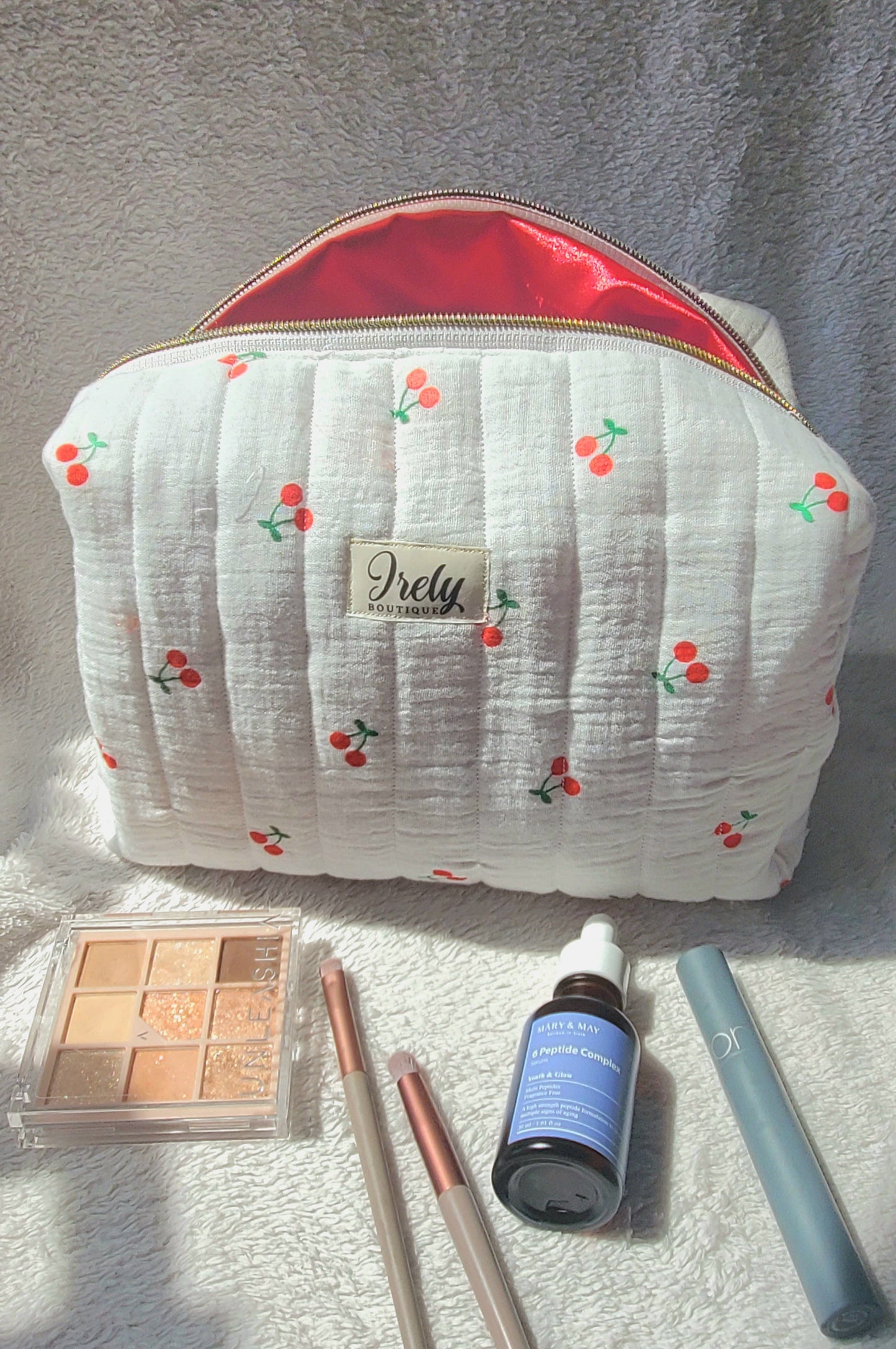 Cherry Cosmetic Bag
