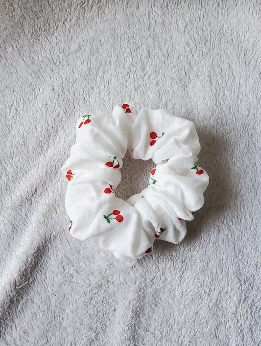 Cherry, M Scrunchie