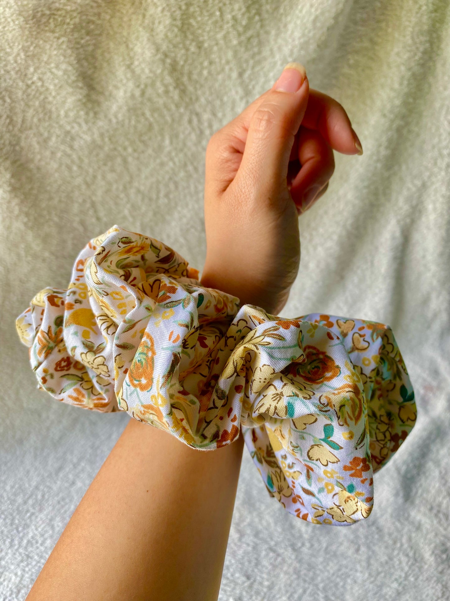 Fall Floral, XL Scrunchie
