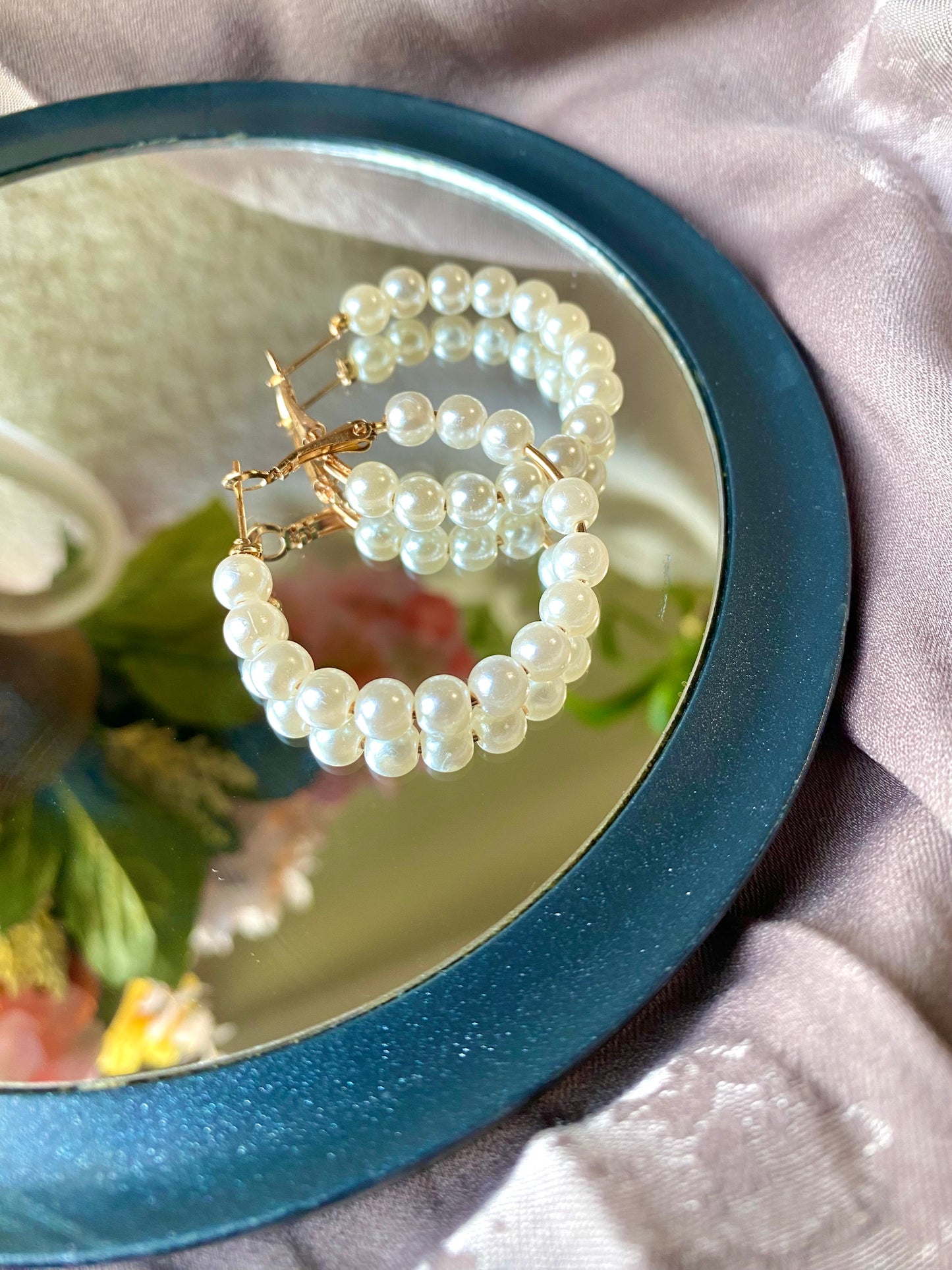 Pearl Hoops