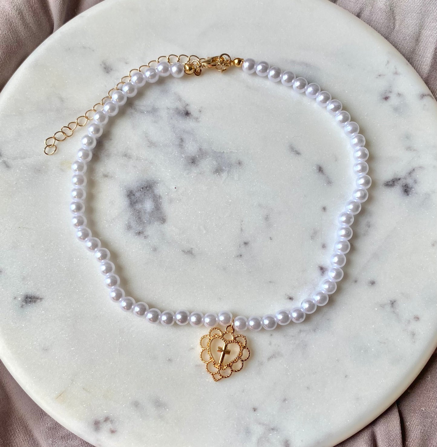 Love and Faith Pearl Necklace
