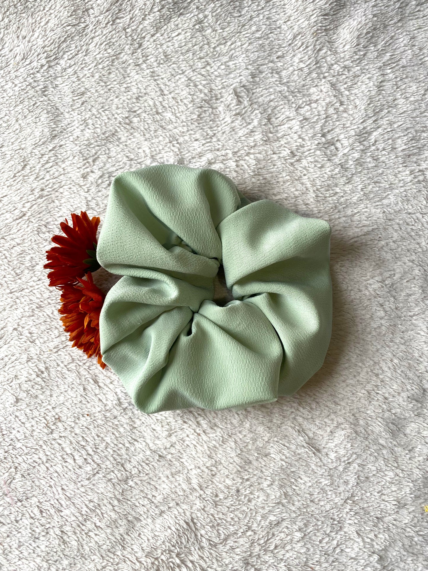 Sage Green Scrunchie, M