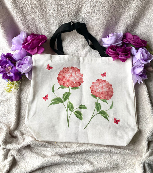 Hydrangea (Butterflies) Tote